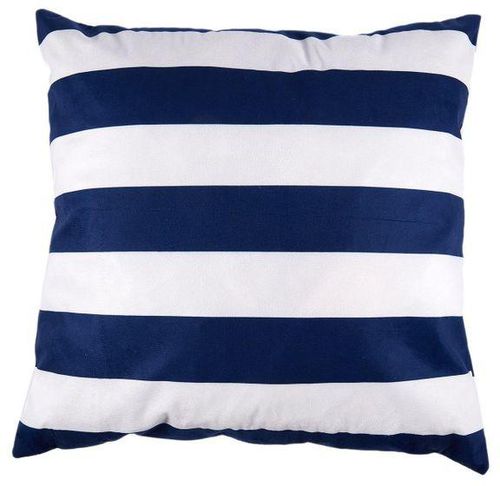 Generic Seat pillow case pillowcase toss head Cushion cover (blue, white)