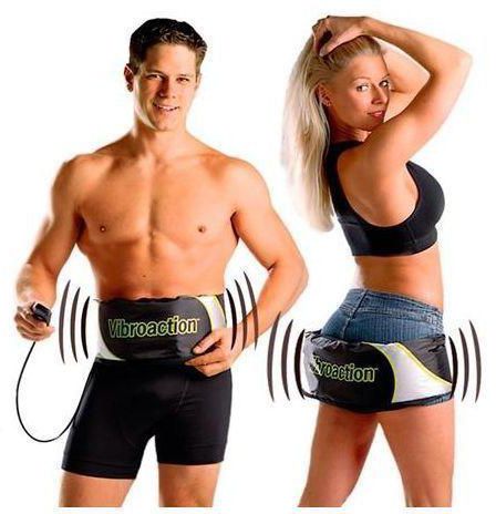 Vibroaction Vibro Action Electric Massager Slimming Fitness Belt