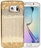 Samsung Galaxy S6 edge golden rhinestone design back cover case (with screen protector)