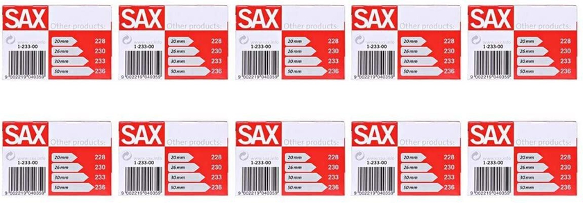 Generic Sax Paper Clips 10 Boxes X 100 Pieces, 233 30mm