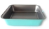 Squared Cake Tray  With Plastic Hand, Green