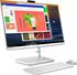 Lenovo Ideacentre AIO 3 27" All-in-One IPS Display, Intel Core i5-1135G7 2.4 GHz, 8 GB RAM, 1 TB HDD, DVD RW, Wireless Keyboard and Mouse, DOS, White | F0FW0054AX