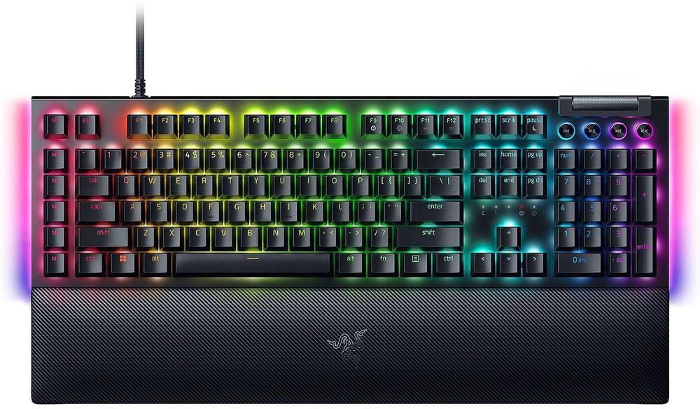 Razer BlackWidow V4 Mechanical Gaming Keyboard - Green Switch - Razer Chroma RGB (US English)