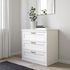 SONGESAND Bedroom furniture, set of 5 - white 160x200 cm