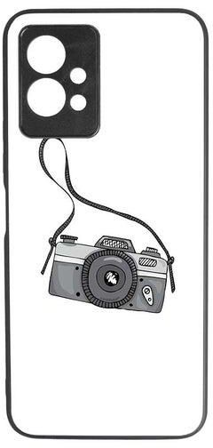 جراب حماية كفر غطاء هاتف جوال خلفي صلب تصميم كاميرا متوافق مع فيفو واي 55 5جي / فيفو واي 75 5جي