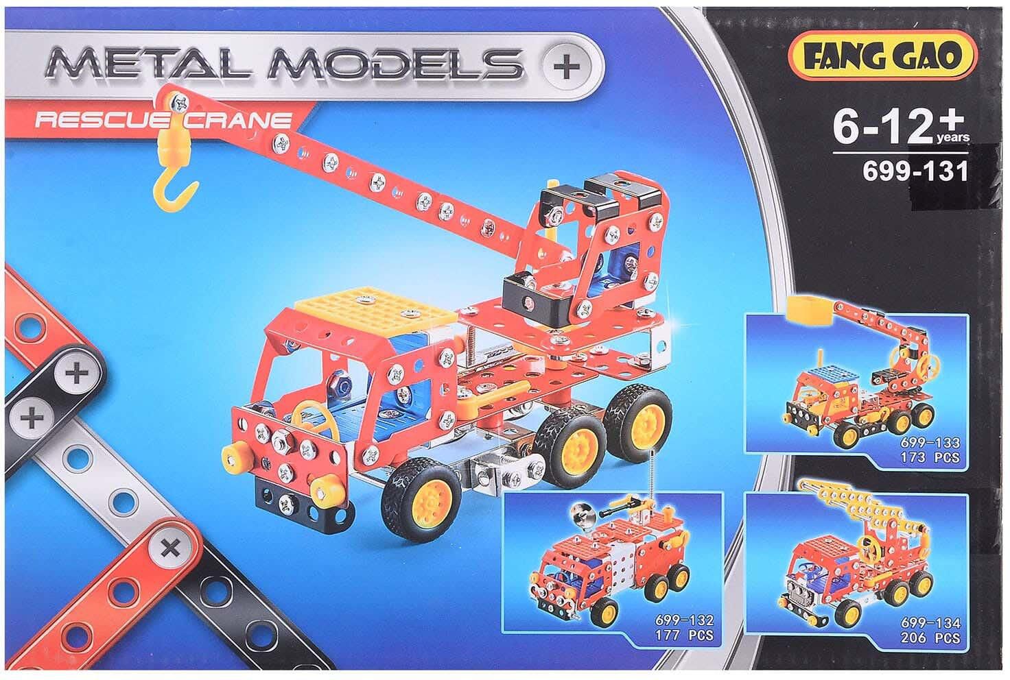 Get Meccano Metal Toy Assembling A Fire Winch, 181 Pieces - Multicolor with best offers | Raneen.com
