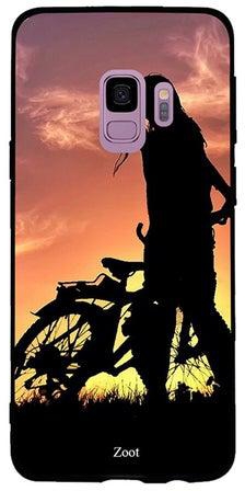 Thermoplastic Polyurethane Skin Case Cover -for Samsung Galaxy S9 Bicycle Rider Bicycle Rider