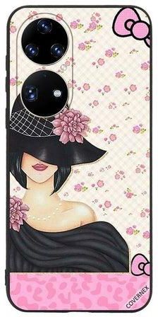 Protective Case Cover For Huawei P50 Black Hat Girl