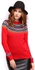 Sweater For Women Long Sleeve, Red, Fms034265-R