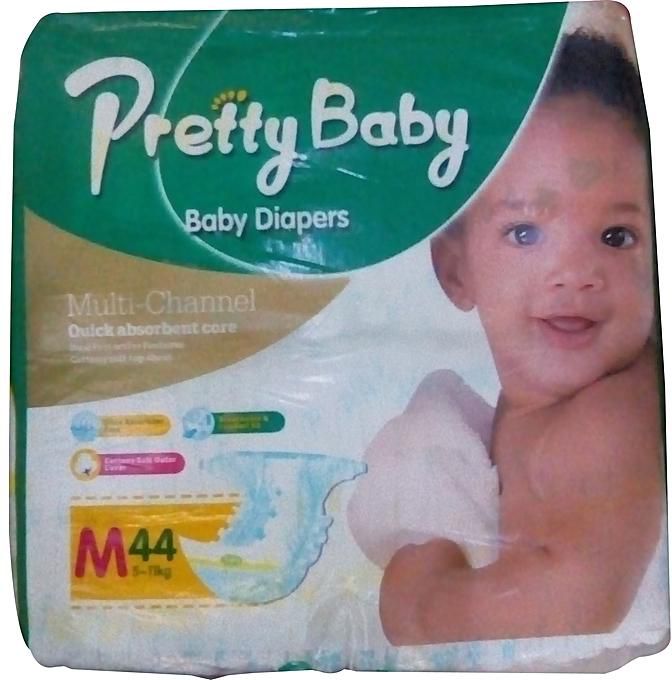 Pretty Baby Baby Diapers 5-11 Kgs Medium 44 Count