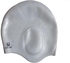 High Flexibility Silicone Ear Protector Swimming Cap Hat - gray