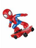 Siri - Spiderman Toy With Stand Skateboard For Kids