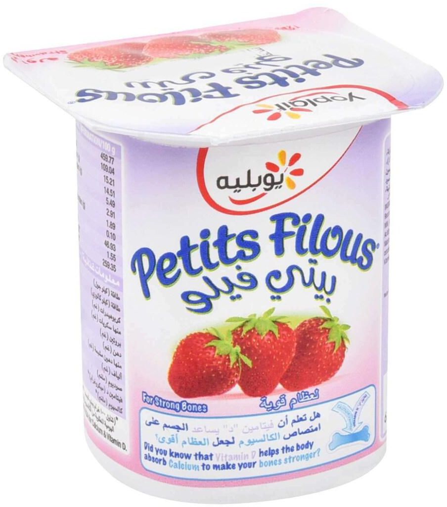 Yoplait Petit Filous Strawberry 120g