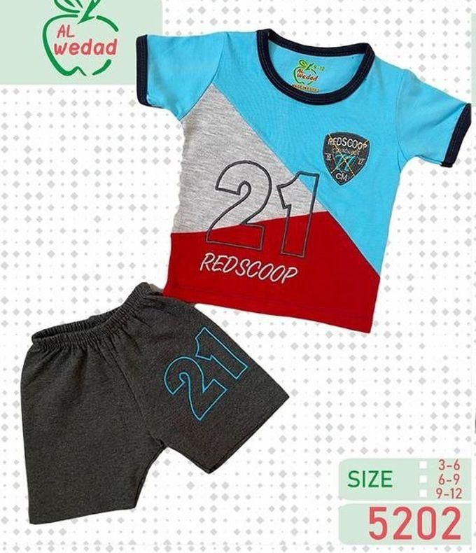 Al Wedad Baby Boy Short Set - T - 5202