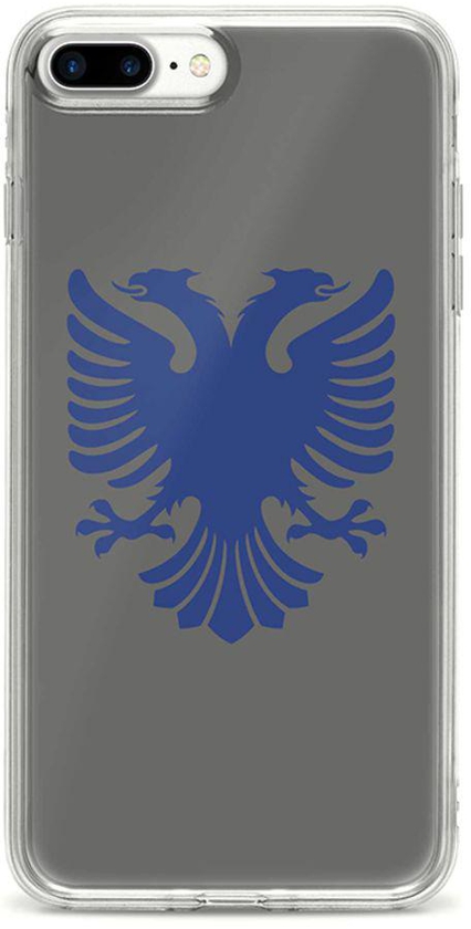 Protective Case Cover For Apple iPhone 8 Plus Albanian Eagle Full Print