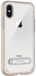 Spigen iPhone X Crystal Hybrid cover / case - Champagne Gold with Magnetic Metal Kickstand