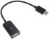 USB 3.1 Type-C Male to USB 2.0 A Female OTG Cable - Black
