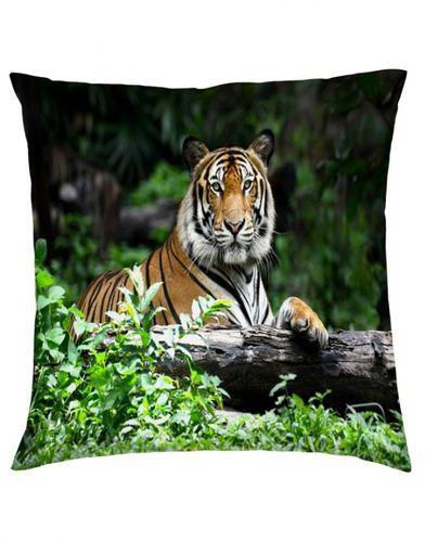 Texveen An-P-0052 Animals Digital Printed Pillow Cover - Multicolor - 40x40 cm