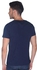 Creo Floral Skull Retro T-Shirt For Men - S, Navy Blue