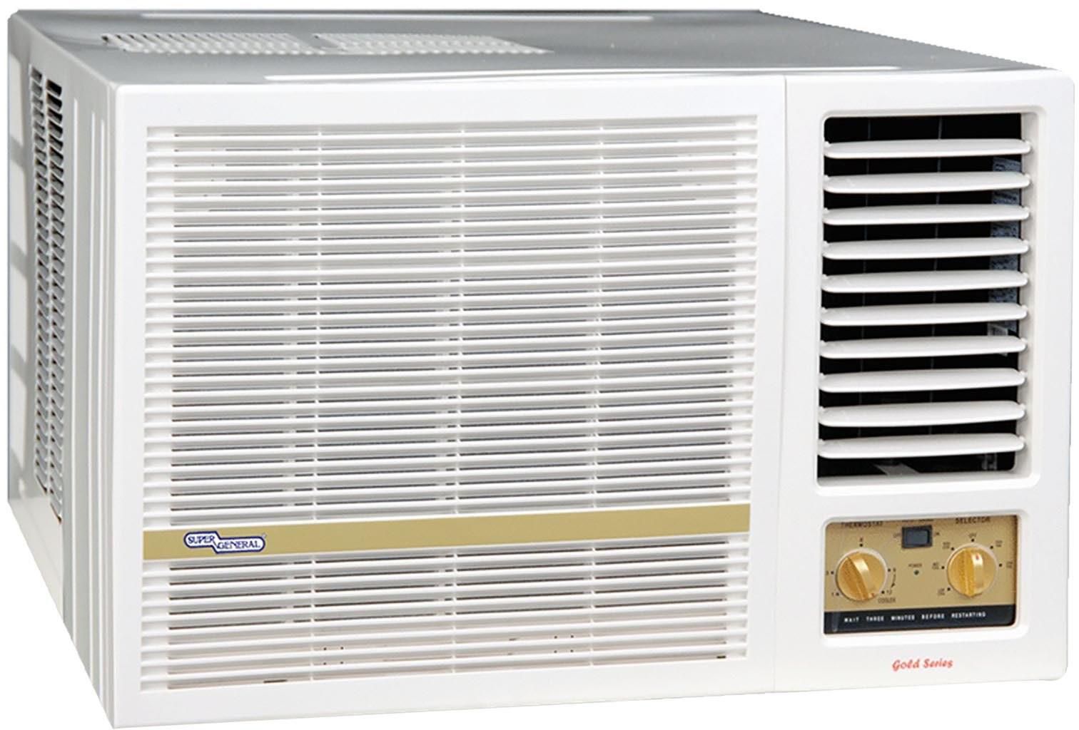 Super General Window Air Conditioner 1.5 Ton SGA183NE White