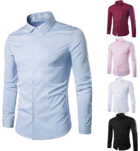 5 In 1 Men's Classic Design Long Sleeve Shirt
