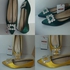 AA Fashion Green Satin women's flat shoes