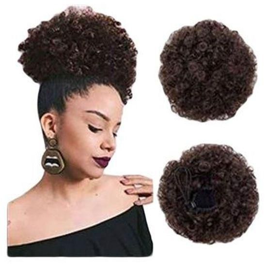 Afro Hair Bun Extension Colour #33 Brown