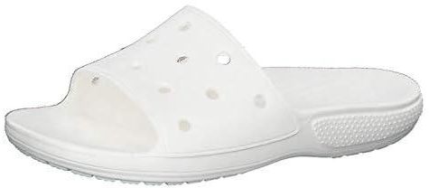 Crocs Classic Cozzzy Fuzzy Platform Sandals UNA for Unisex, White, 43/44 EU