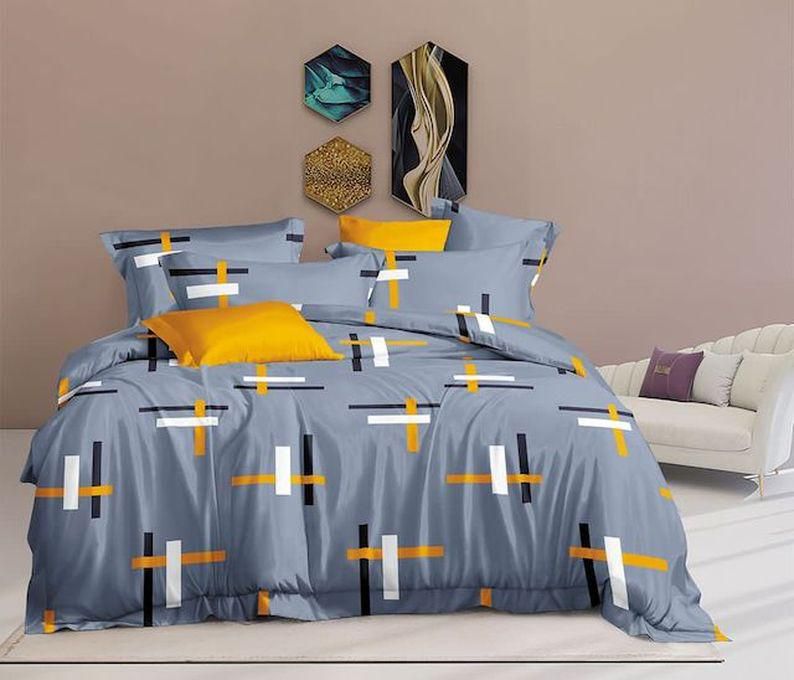 Unique Colourful Bed Sheet With Pillow Cases