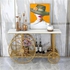 Classic Console Table With Marble Surface, Golden - E06