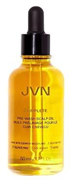 JVN Pre-Wash Scalp Oil & Hair Treatment Oil, Pre Shampoo Dry Scalp Treatment, Scalp Cleansing Oil for All Hair Types, Sulfate Free (1.7 Fl Oz)