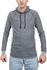 Levi's Grey Cotton High Neck Hoodie & Sweatshirt For Men