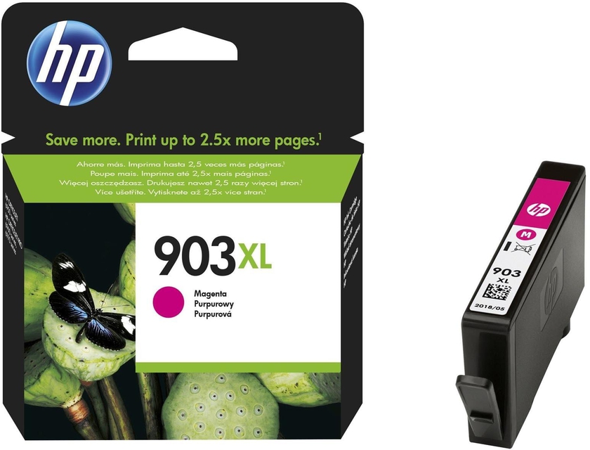 HP 903XL High Yield Magenta Original Ink Cartridge [T6M07AE]   Works with HP OfficeJet Pro 6960