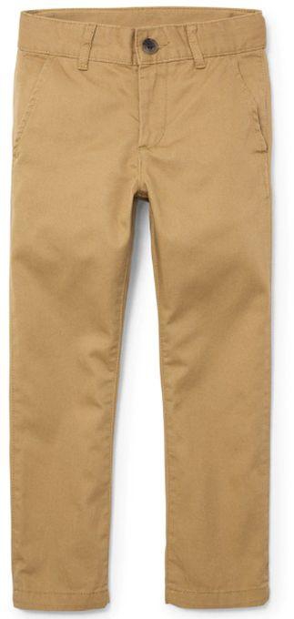 The Children's Place Boys Skinny Chinos Trouser - Carton Brown
