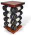 360 Degree Rotating Wooden Spice Set, Home Spice Storage And Organization Set (4 Tyers+ 16 Bottles)