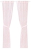VÄNSKAPLIG Curtains with tie-backs, 1 pair, pink