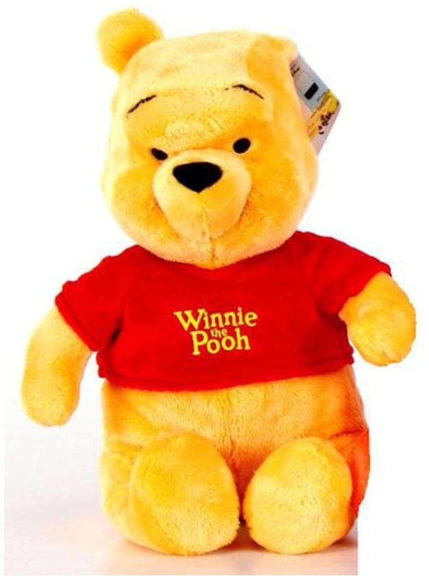 Disney Winnie The Pooh Flopsies Pastel Plush Toy - Red