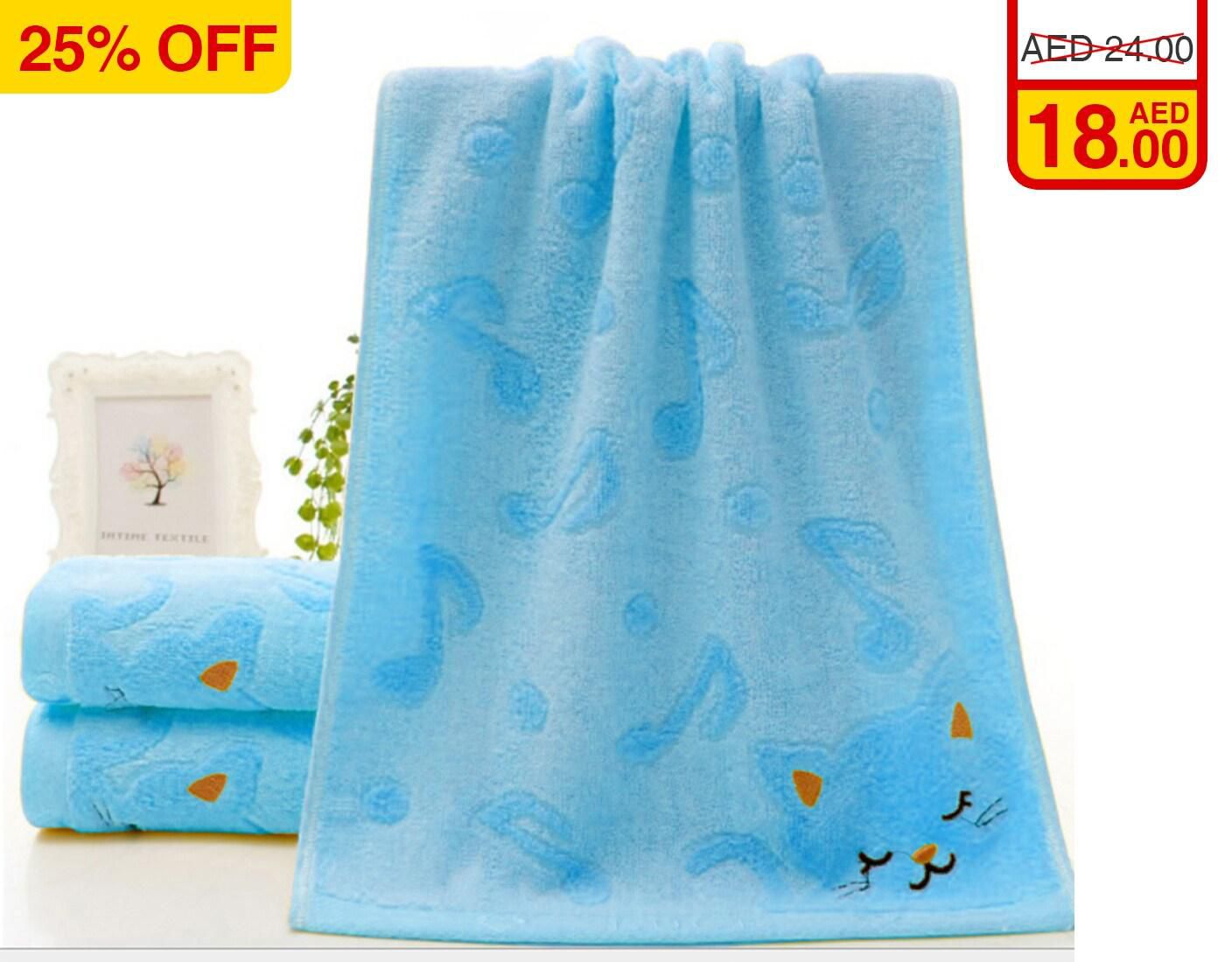 SunBaby Kids Bamboo Towels (Buy 1 Get 1 Free)-Available Color-Blue, Yellow, Green
