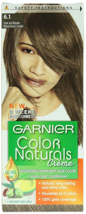 Garnier color naturals creme 6.1 dark ash blonde