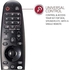 Universal Magic Remote Control Compatatble for LG Smart TV AN-MR19BA /AN-MR600G/AN-MR650/AN-MR650G/AN-MR650A /AN-MR600/AN-MR650B/AN-MR18BA| with Mouse and cursor Working (Without Voice)