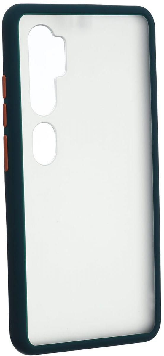Transparent Hard Back Cover With Silicone Edges For Xiaomi Redmi Note 10 Pro - Clear & Green