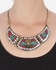 Style Europe Foldable Pharaonic Necklace - White & Red