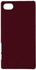 Rubberized PC Back Hard Cover Case for Sony Xperia Z5 Compact - Red