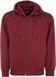Kids Boys Girls Unisex Cotton Hooded Sweatshirt Full Zip Plain Top (MAROON, 14-15 YEARS)