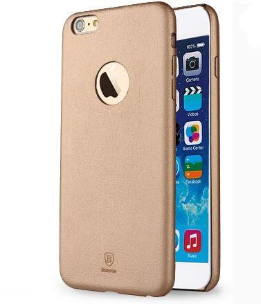 Iphone6 back case cover soft  leather slim fashion protective case protector sleeve T51 golden