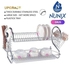 Nunix Stainless Steel 2 Tier Dish Rack +draining Board -Approved