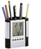 Fashionable Digital Table Clock With Pen Holder