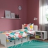 SMUSSLA Bedside table/shelf unit, white - IKEA