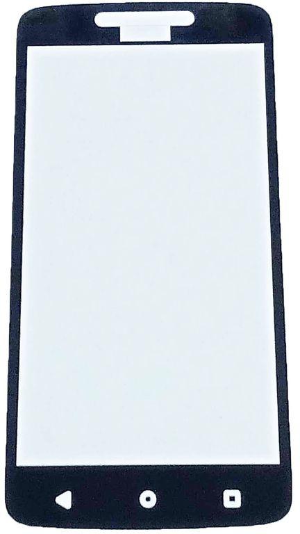 Tempered Glass Screen Protector For Moto C -0- BLACK