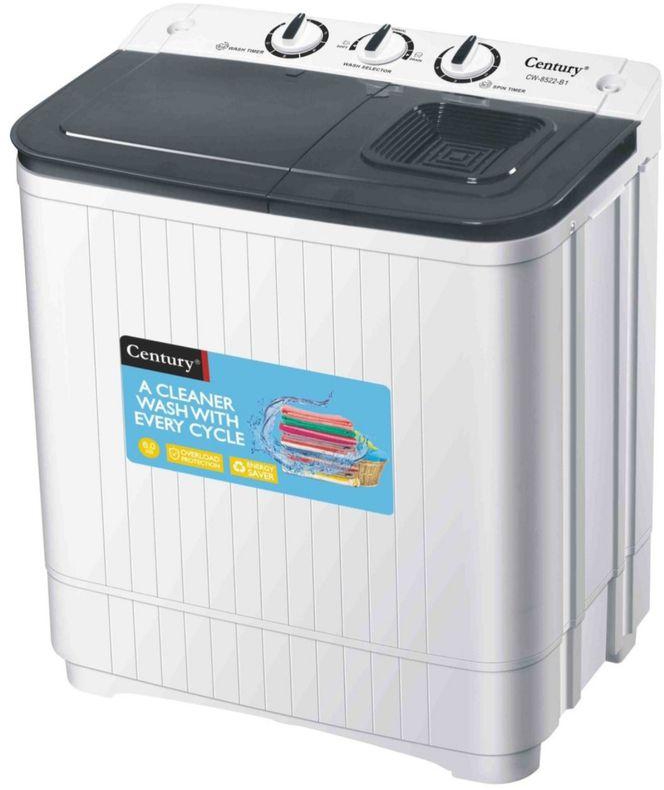 Century 6kg Twin Tub Washing Machine + Free Detergent